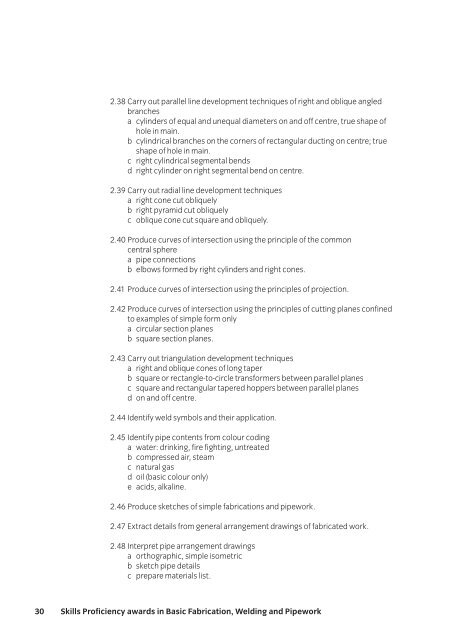 Skills Proficiency awards in Basic Fabrication ... - City & Guilds