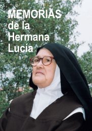 MEMORIAS de la Hermana Lucía