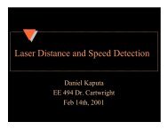 Laser Distance and Speed Detection