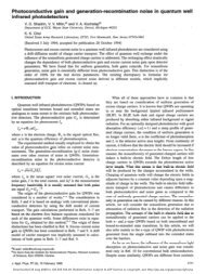 Photoconductive gain and generation-recombination noise in ...