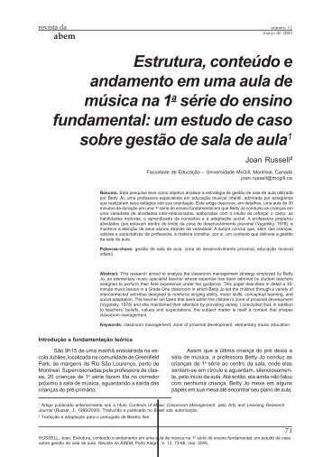 artigo em pdf - ABEM