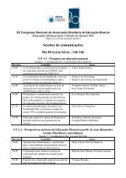 Sessões de comunicações Dia 08 (terça-feira) - 14h-16h - ABEM