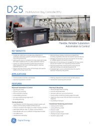 Flexible, Reliable Substation Automation & Control ... - Belmet