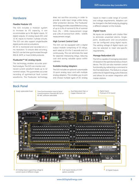 Flexible, Reliable Substation Automation & Control ... - Belmet