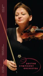 2012â2013 season - Boston Symphony Orchestra