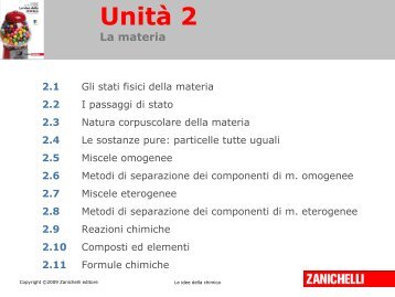 2 La materia - Liceo Classico Psicopedagogico Cesare Valgimigli