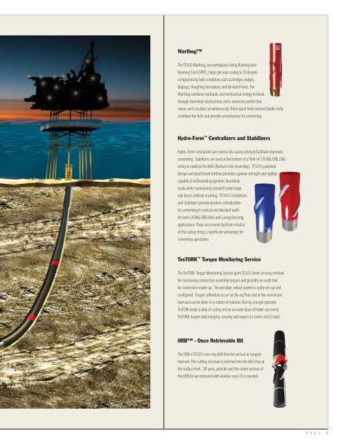 tesco casing drilling - OilProduction.net