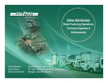 Calfrac Well Services: Shale Fracturing ... - OilProduction.net