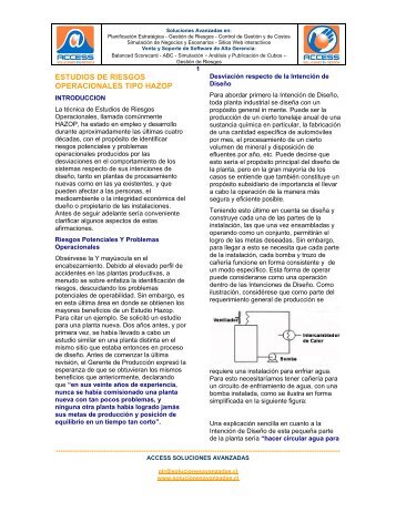 estudios de riesgos operacionales tipo hazop - OilProduction.net