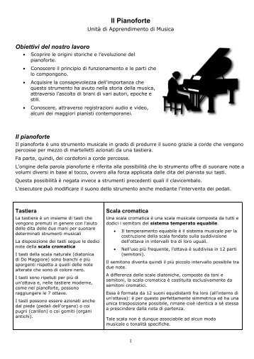 il pianoforte - L'ora di musica