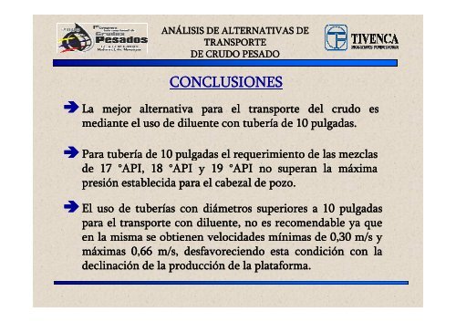 Conclusiones - OilProduction.net