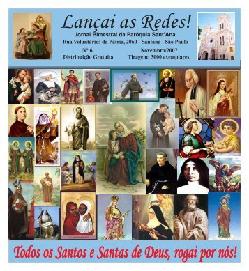 Todos os Santos e Santas de Deus, rogai por nós! - Paróquia Sant ...