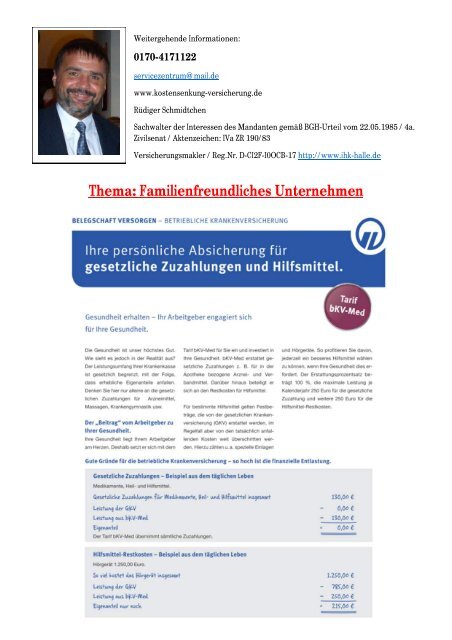 Thema: Familienfreundliches Unternehmen