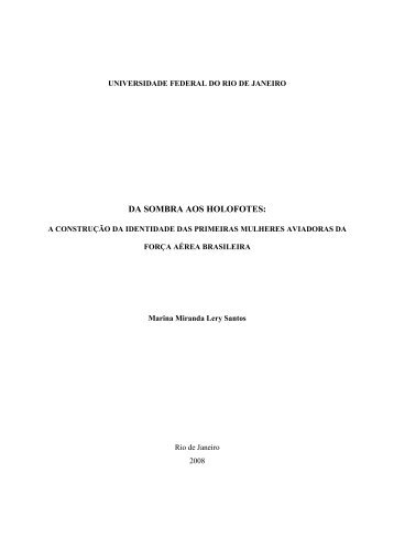 Dissertao Marina Miranda Lery Santos - Instituto de Psicologia da ...