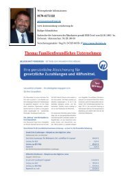 Thema: Familienfreundliches Unternehmen