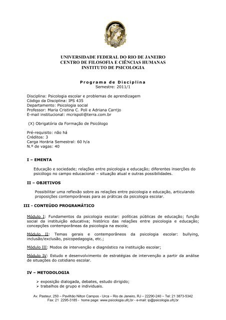 Bibliografia Psicopedagogia PDF, PDF, Psicologia