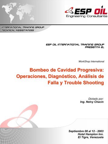 Bombeo de Cavidad Progresiva - LIBROS DE INGENIERA DE ...