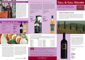 Gall & Gall Nieuws - Ahold