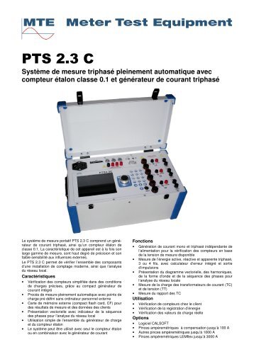PTS 2.3 C - delta technique instrumentation