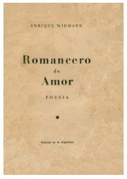 ROMANCERO DE AMOR-Enrique Widmann