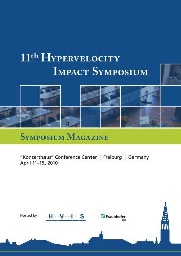 11th Hypervelocity Impact Symposium - Faculty of Arts and Sciences ...