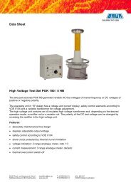 PGK 150 / 5 HB - HV TECHNOLOGIES, Inc.