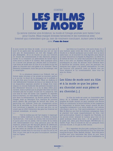 SPECIAL MODE ET SIGNES - Magazine