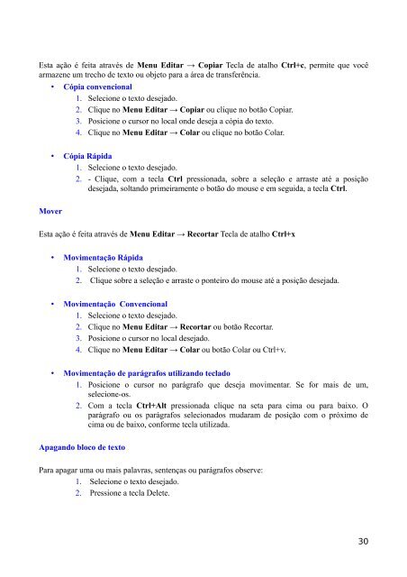 Apostila de LibreOffice Writer - Faculdade de Computação ...