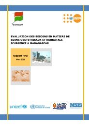 Rapport final EB SONU mars 2010 - UNFPA Madagascar