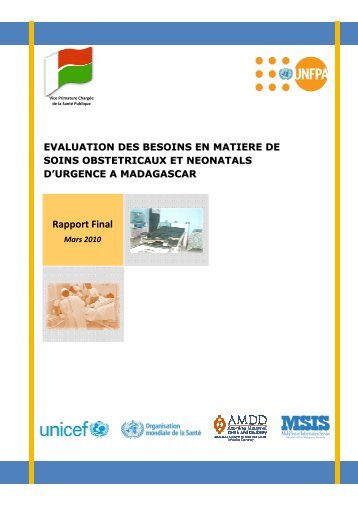 Rapport final EB SONU mars 2010 - UNFPA Madagascar