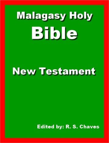 Malagasy Holy Bible New Testament - Divine Revelations