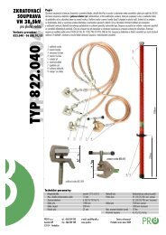 ZKRATOVACÃ SOUPRAVA VN 38,5kV - KALA elektro