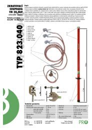 ZKRATOVACÃ SOUPRAVA VN 38,5kV - KALA elektro