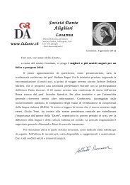 SocietÃ  Dante Alighieri Losanna