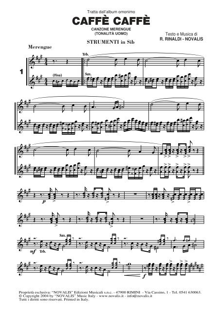 STRUMENTI in SIb - Novalis