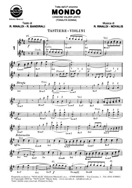 Volume_09 Tastiere - Novalis