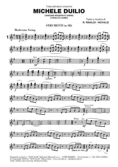 STRUMENTI in SIb - Novalis