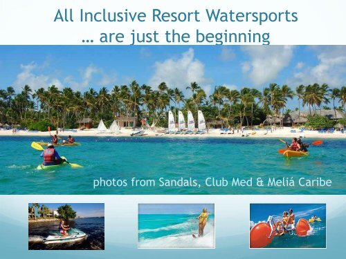 Watersports - Caribbean Tourism Organization