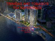 Trinidad and Tobago's Experience - Caribbean Tourism Organization