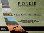 A Raton Basin Geothermal Prospect - RMOTC