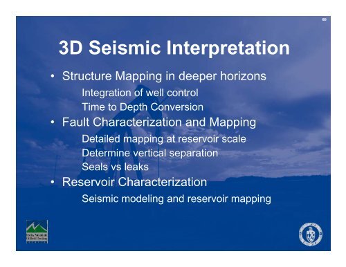 Teapot Dome faulting - RMOTC