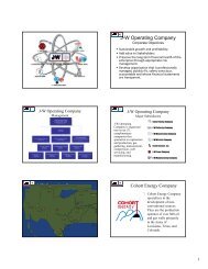 JW Operating Company - East Texas Gas Producers Association