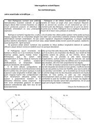 Interrogations scientifiques les mathÃ©matiques, entre exactitude ...