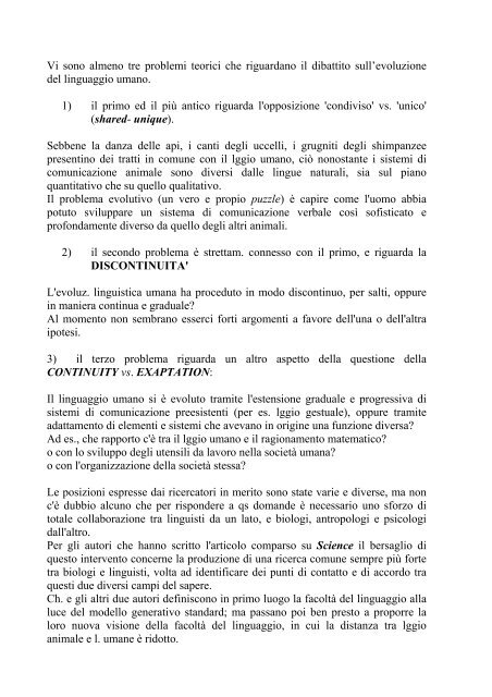 appunti lezioni - Omero - UniversitÃ  di Pisa