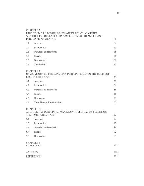 influence du climat et de la prÃ©dation sur l'utilisation de l'habitat et la ...