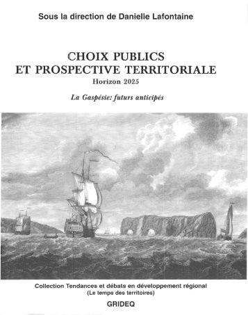 choix publics et prospective territoriale - UniversitÃ© du QuÃ©bec Ã  ...
