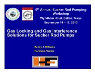 Sucker Rod Pump for Gas Locking - ALRDC