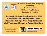 Successful Oil and Gas Production Well Applications of ... - ALRDC