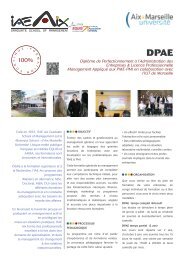 DPAE - IAE Aix-en-Provence