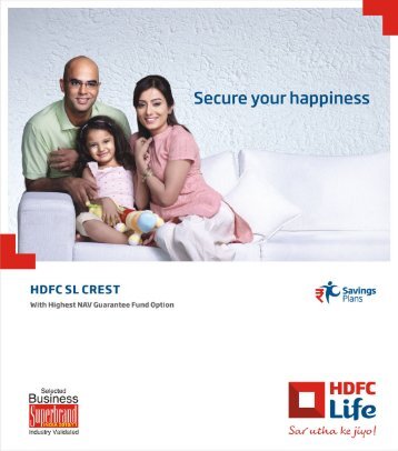 download the official brochure of HDFC Crest Plan ... - InvestmentKit